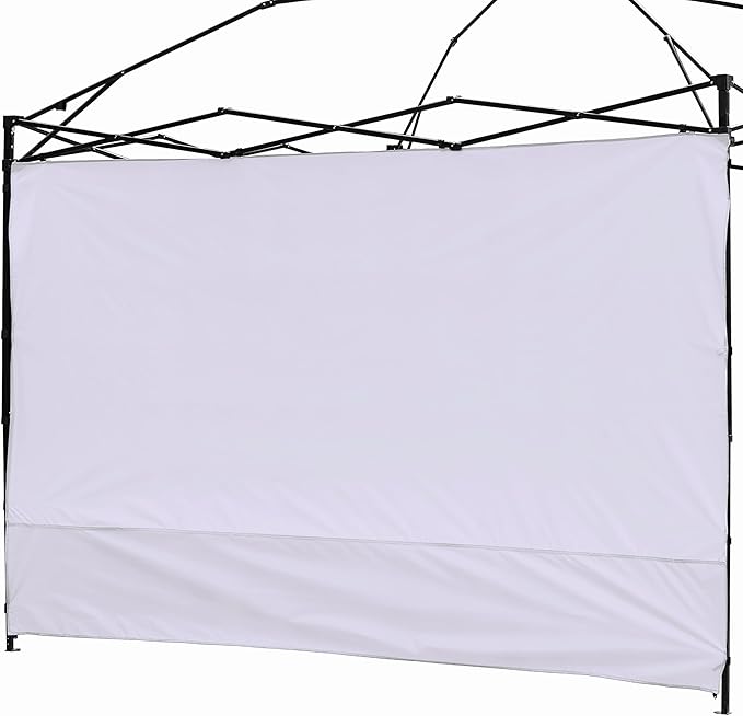 Canopy Sunwall Sidewall Gazebos Tent Waterproof for 10x10ft Pop up Canopy Straight Leg Gazebos Outdoor Instant Canopies 1 ...