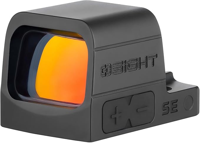 OSIGHT SE Enclosed Micro Red Dot Sight - RMSc/K Footprint Compatible | 2 MOA Dot & 32 MOA Circle Dual Reticle System | Dur...
