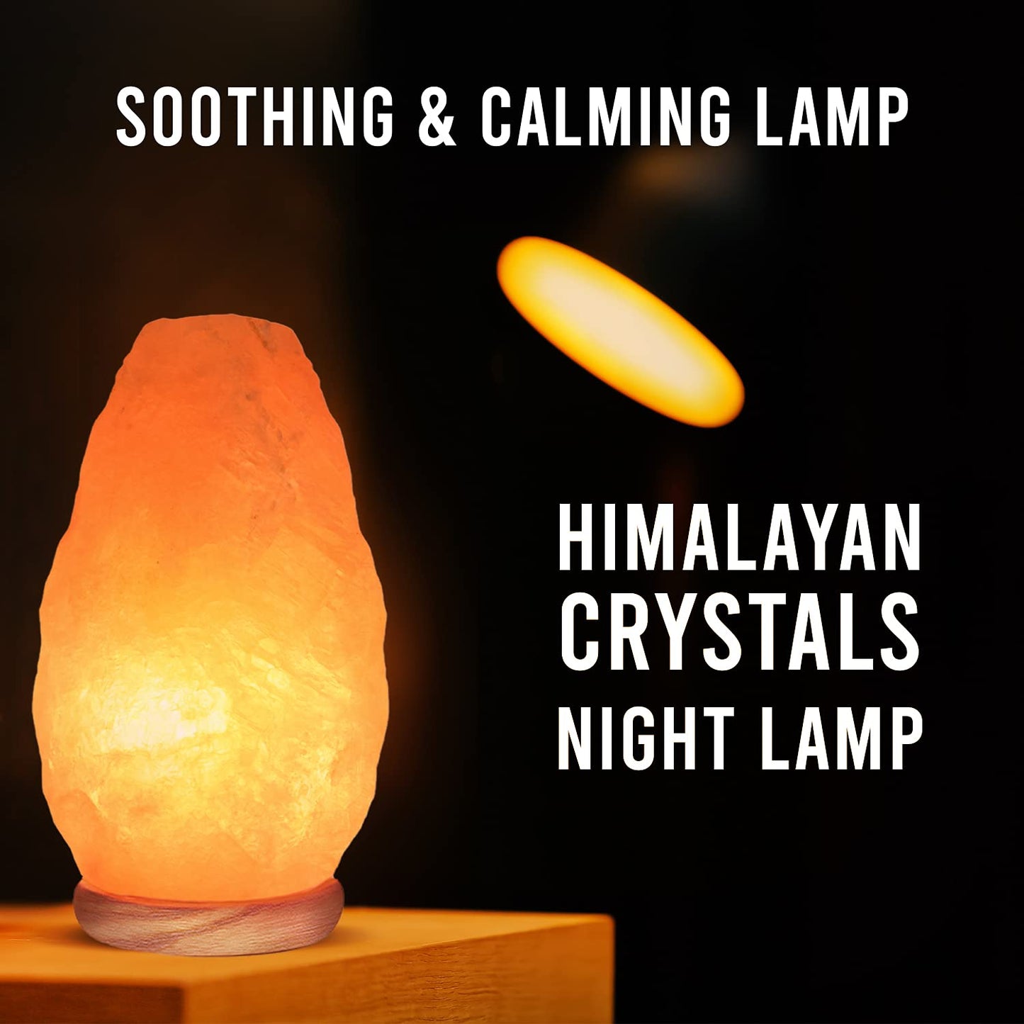 Himalayan Glow Salt Light Bulbs (Pack of 2) Salt Lamp with Dimmer Switch