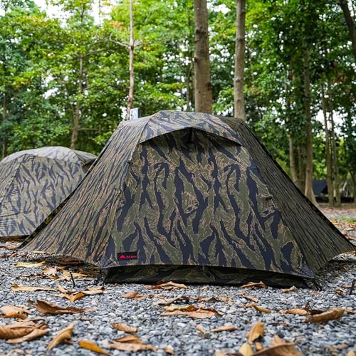 Hill Zero Camping Tent CAMO Backpacking Tent, Scout Portable Ultralight 3 Season Tent Waterproof for 2 Person Hiking, Moun...