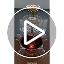 3-Tier Electric Fountain Drink Machine with LED Base, Cocktail and Wine Fountain, 1.5 Gallon Beverage Dispenser with 5 Cup...