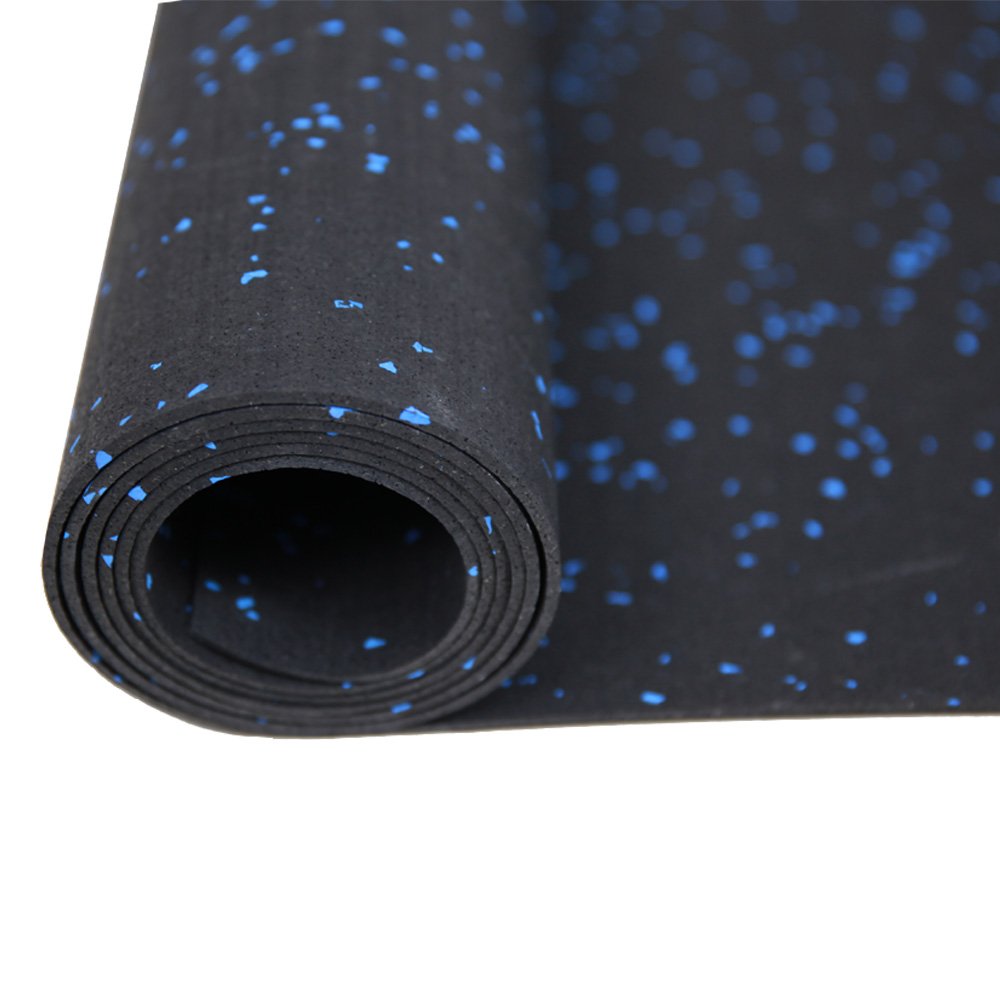 RevTime Treadmill Mat 6.5'x3' (78"x36") Heavy Duty Fitness Equipment Rubber Mat Black