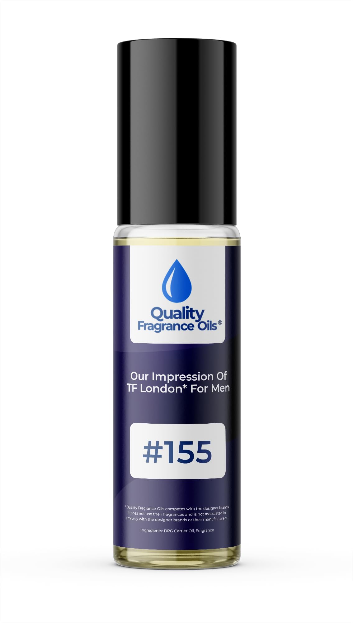 Quality Fragrance Oils' London for Men Impression #155 | Long-Lasting Perfume Oil, Alcohol-Free, Strong Scent, 10ml Roll-On | Affordable Alternative to Designer Fragrances