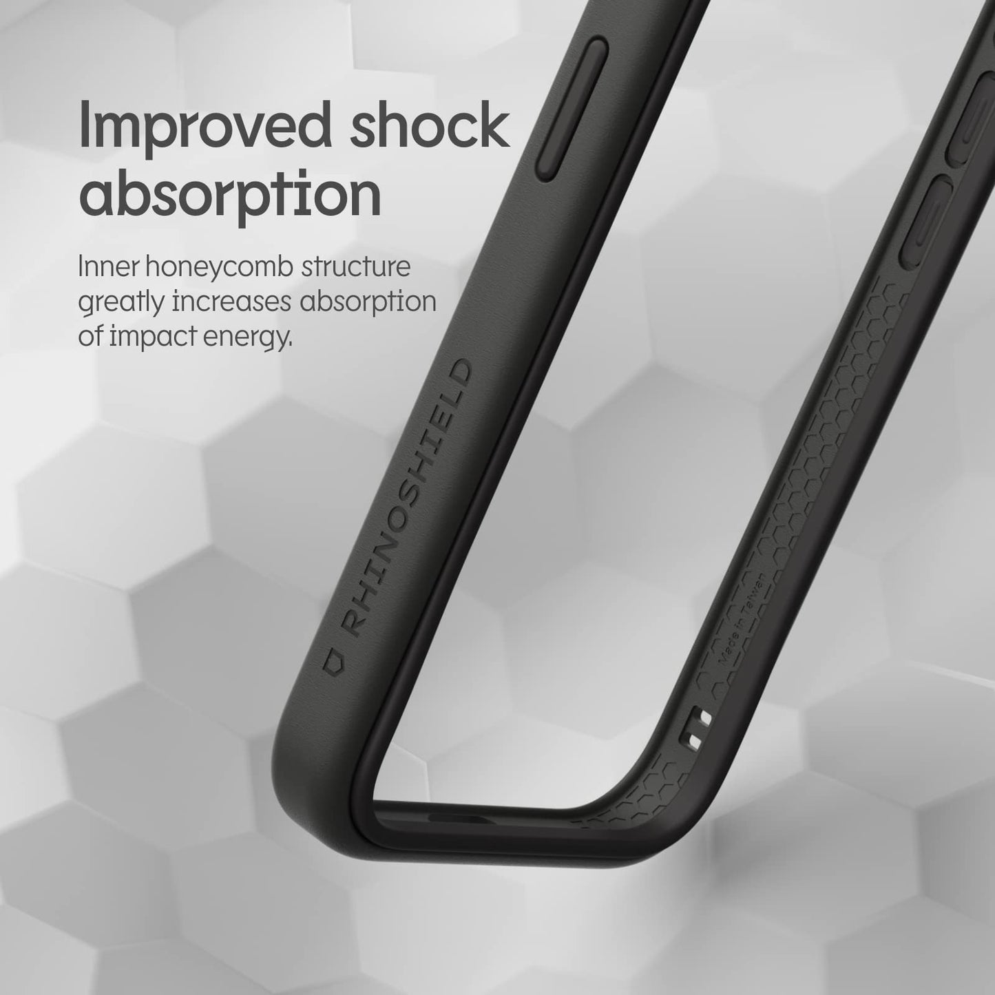 Rhinoshield Bumper Case Compatible With [Iphone 14 Pro] | Crashguard Nx - Shock Absorbent Slim Design Protective Cover 3.5M / 11