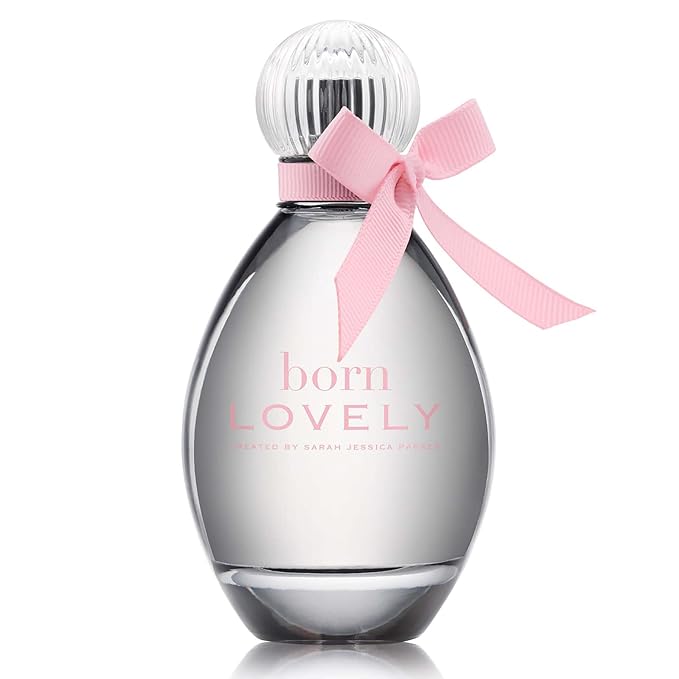 SJP Born Lovely Lush, Sweet, Elegant Amber Floral Eau De Parfum Spray Fragrance for Women - Mandarin, Peony, Honeysuckle, and Freesia - Intense, Long Lasting Scent - 1.7 oz