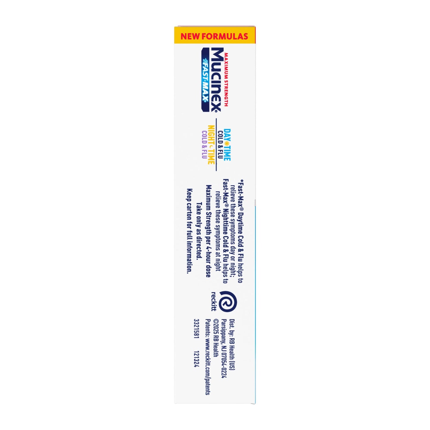Mucinex Fast-Max Maximum Strength Day & Night Cold and Flu Medicine for Adults, Powerful Over-The-Counter Medication for Cold & Flu Symptoms, Fast Dissolving Liquid Gels, 24 Count