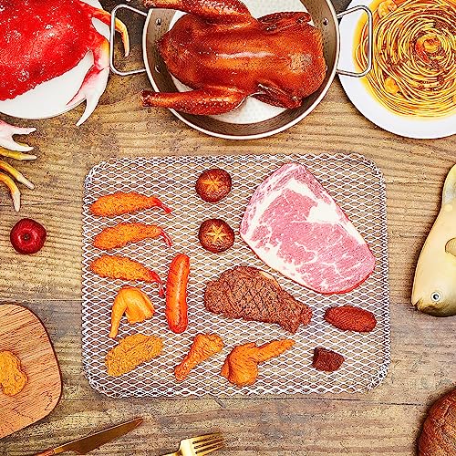 Mifoci 30 Pcs Disposable Grill Topper Non Stick BBQ Grill Grates Liners 12x16 Inch Mesh Mat Disposable Sheets Pans for Out...
