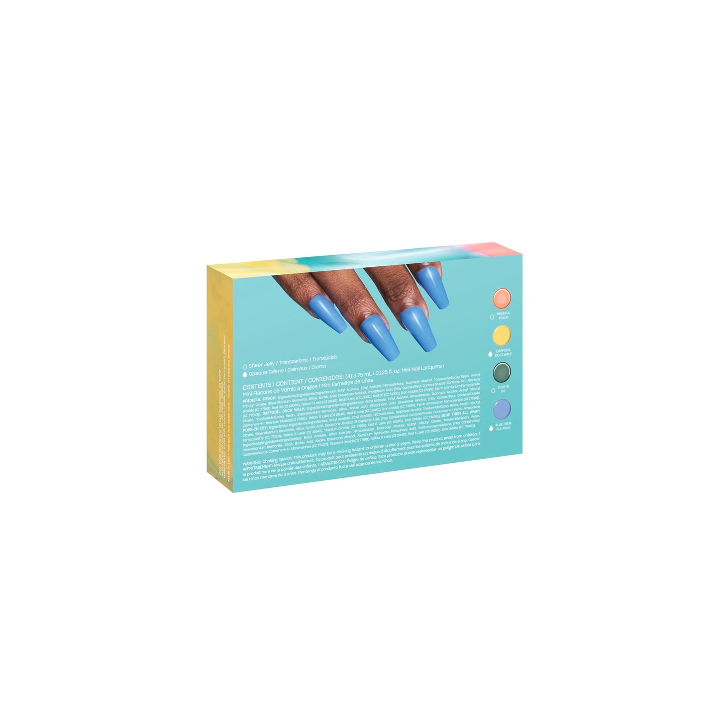 OPI Nail Lacquer 4PC Mini Pack | 4 Crme Summer Shades, Chip Resistant Nail Polish Gift Set | Make 'Em Jelly! Collection | Summer