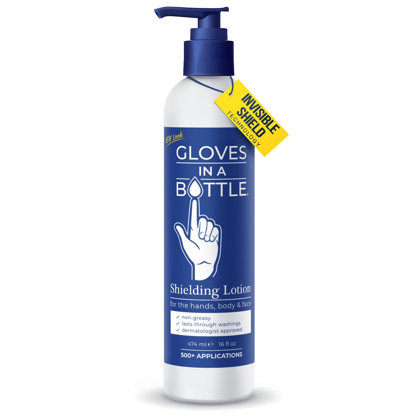 Gloves In A Bottle Working Hands Cream - Hypoallergenic Moisturizing Lotion for Severely Cracked Hands - Protective Hand Treatme