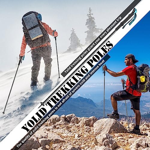Tactical Walking Stick,Prime 15-in-1 Hiking Pole, Adjustable Multipurpose Tactical Hiking Stick for Men Women Outdoor Adve...