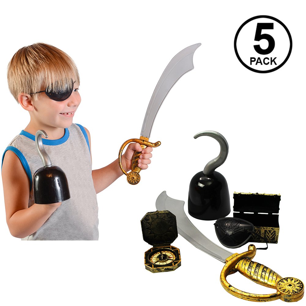 Funny Party Hats Pirate Accessories - Costume Accessory Set