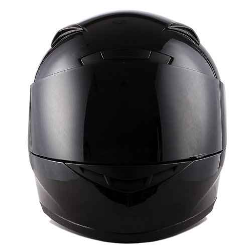 1STORM Motorcycle Bike Full FACE Helmet Booster Glossy Black Smoked Shield