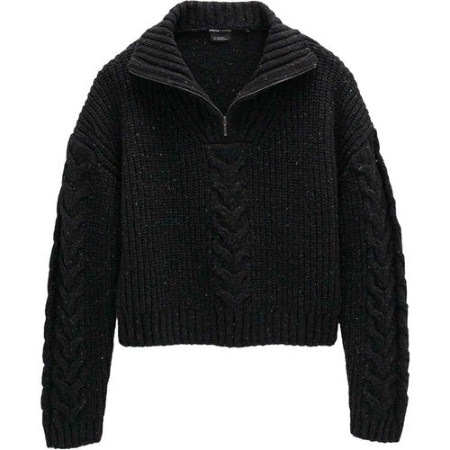 prAna Laurel Creek Sweater Black LG (Women's 10-12)