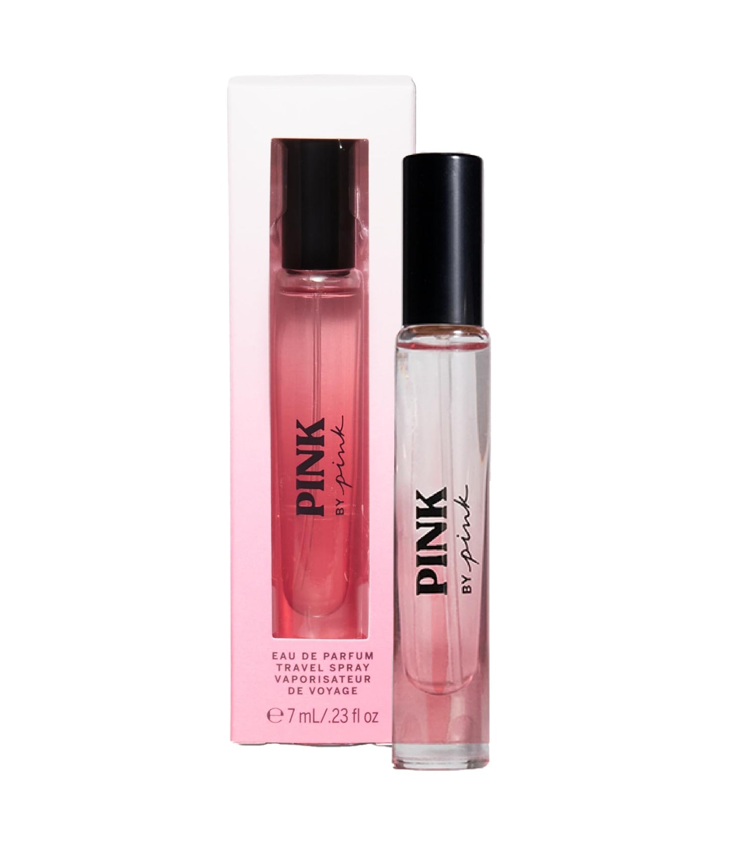Victoria's Secret Pink Eau de Parfum Travel Spray, Notes of Apple, Jasmine & Cedarwood, Mini Perfumes for Women (0.23 oz)