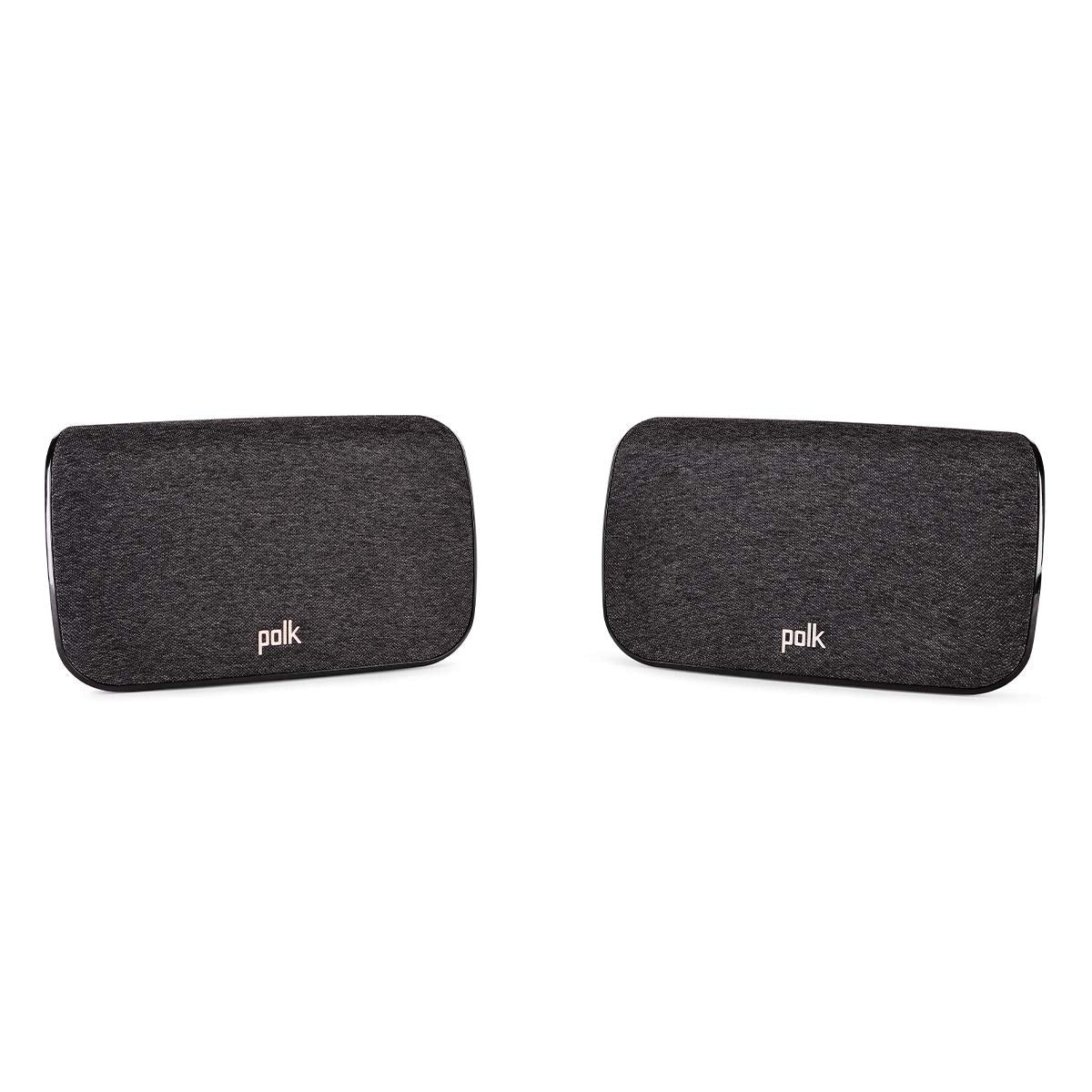 Polk Audio SR2 Wireless Surround Sound Speakers for Select Polk React and Magnifi Bars - Wireless Surround Sound System for TV, Easy Setup, Multiple Placement Options, 2 Count (Pack of 1)