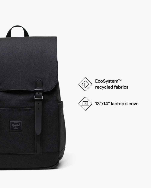 Herschel Supply Co. Retreat Backpack, Black Tonal, Small-17L