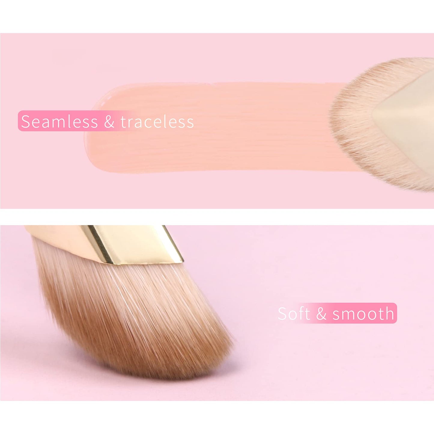ENZO KEN Angled Concealer Brush Under Eye, Concealer Brush, Nose Contour Brush, Small Concealer Brushes, Under Eye Makeup Brushe