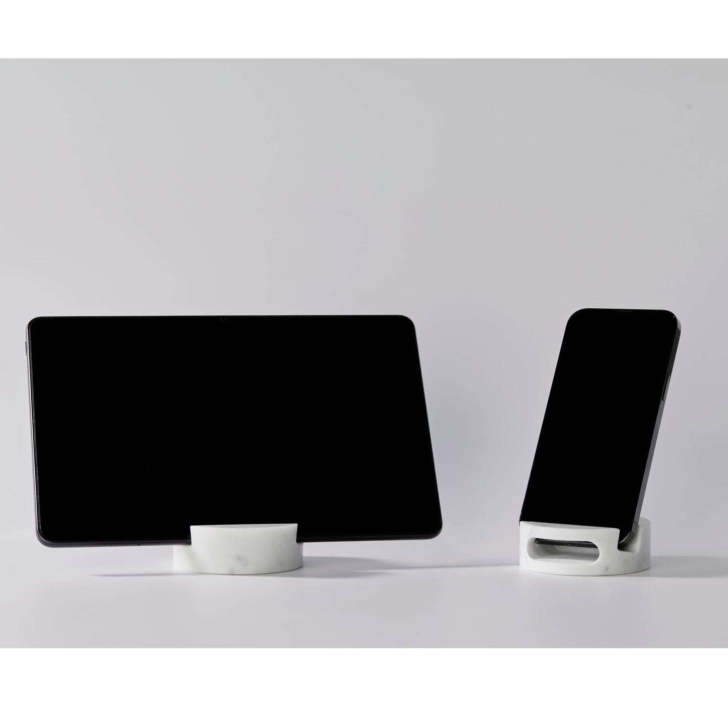 Phinilux Marble Phone Stand For Desk, Cell Phone Holder For Kitchen Countertops, Office Iphone Stand, Cute Boho Modern Accessori
