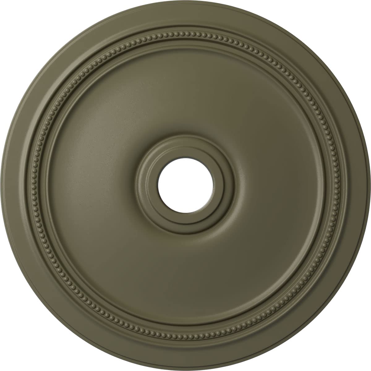 Ekena Millwork Cm24Dissf Diane Ceiling Medallion, 24Od X 3 5/8Id X 1 1/4P (Fits Canopies Up To 6 1/4), Hand-Painted Spartan Ston