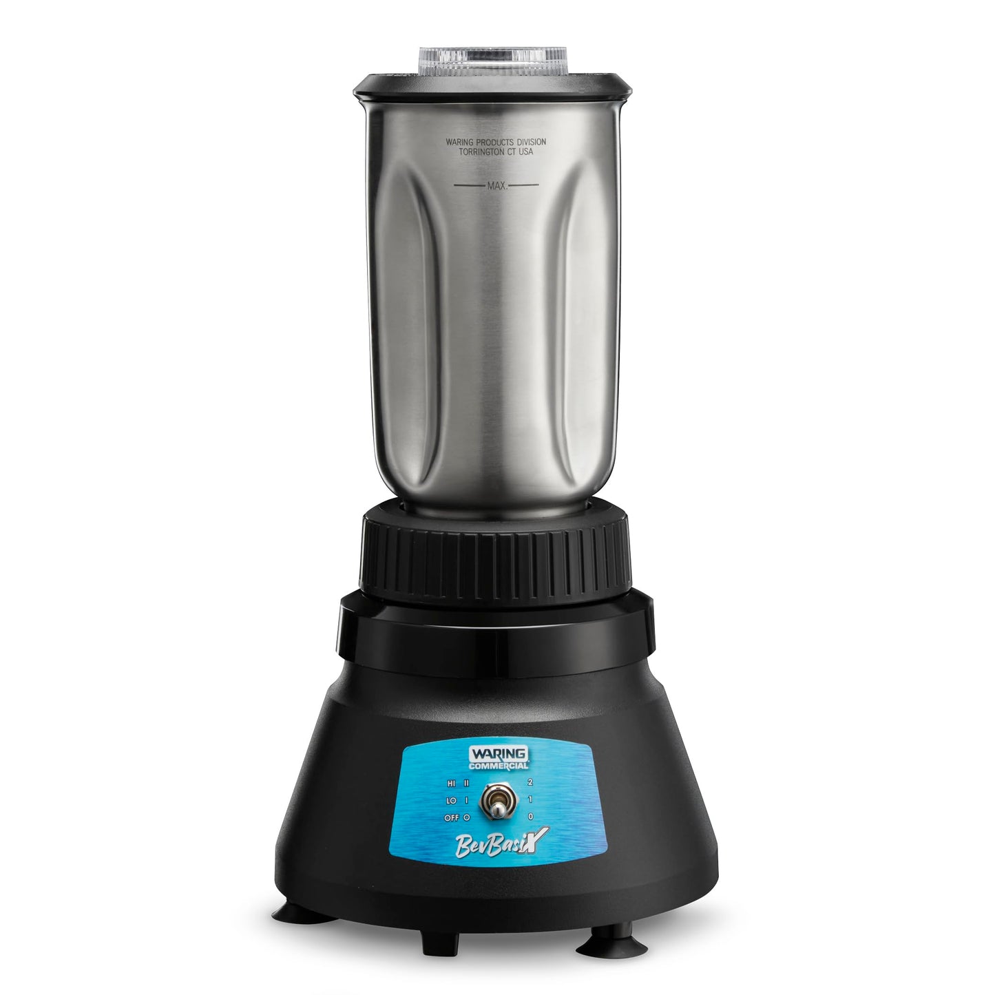 Waring Commercial 1/2 HP Bar Blender 2-Speed with 32 oz. Stainless Steel Container