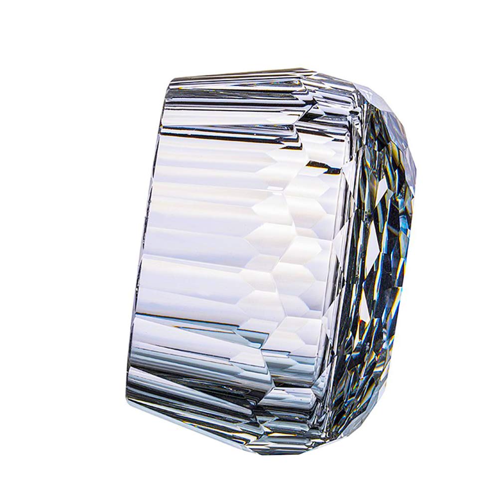 DONOUCLS Crystal Candy Dish Tiny Hand-Cut Small Decorative Bowl W3.5 x H2.4 for Home Decor, Centerpieces