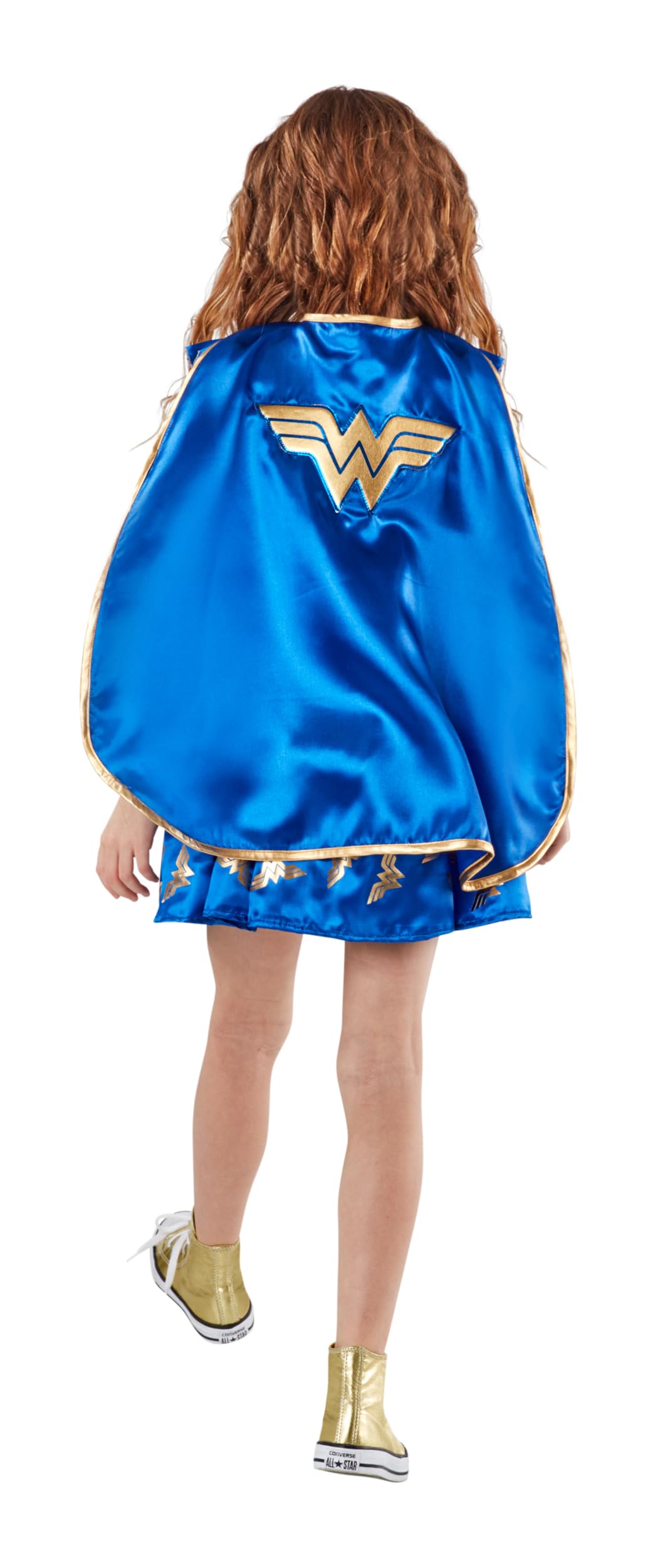 Rubies DC Comics: Wonder Woman Costume Tutu Dress with Cape for Kids, Girl's Medium
