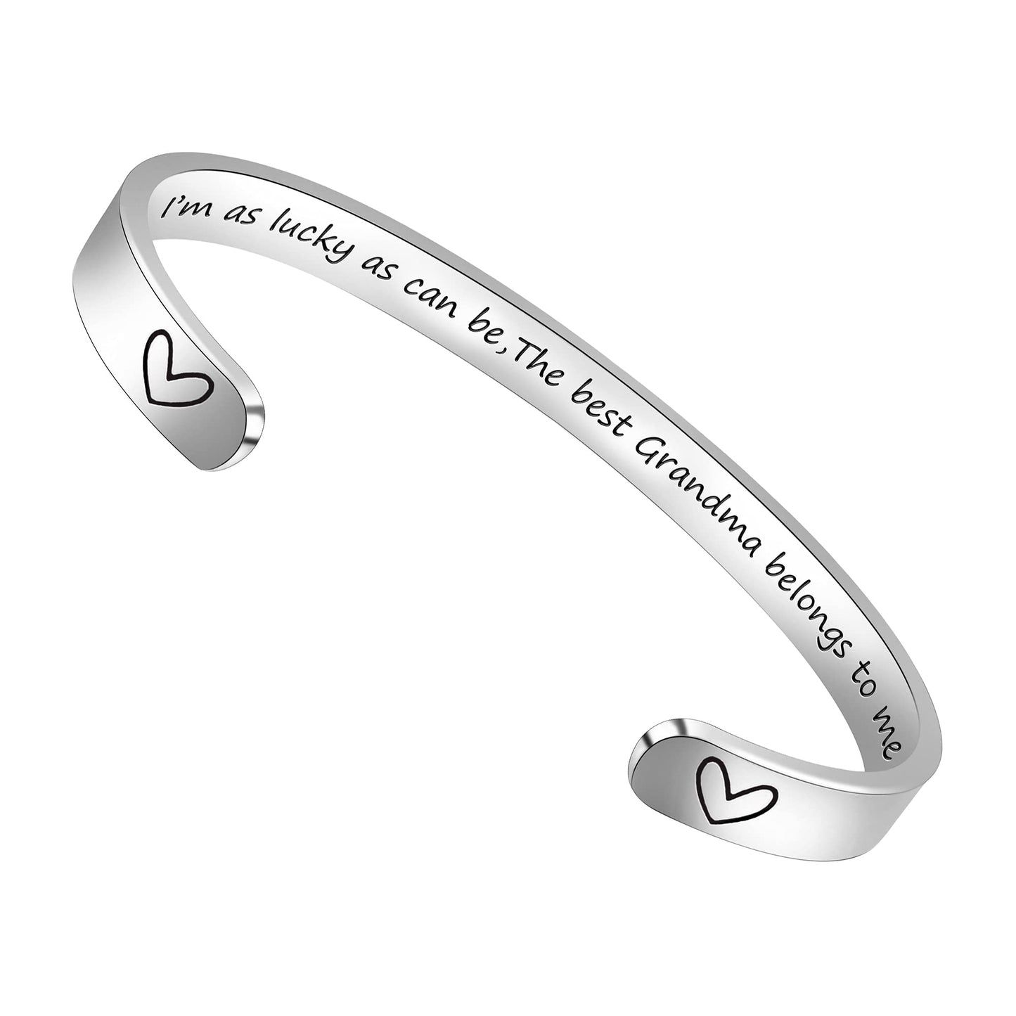 Btysun Birthday Gifts for Women Inspirational Bracelets for Her Men Motivational Cuff Bangle Personalized Friendship Christmas G