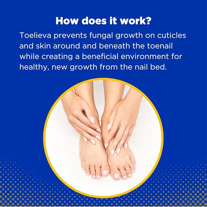 Baar Products - Toelieva Antifungal Liquid Solution - 25% Undecylenic Acid, Organic Olive Oil, Grapefruit Seed Extract - Maximum Strength - Fights Fungus Under & Around Toenails - 2 oz