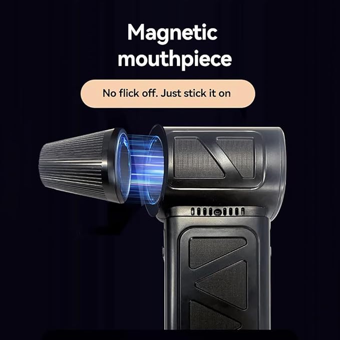 Compressed Air Duster 130000 RPM Electric Air Duster, Reusable no Canned Keyboard Cleaner for Office, Cordless Air Duster for Computer/Car