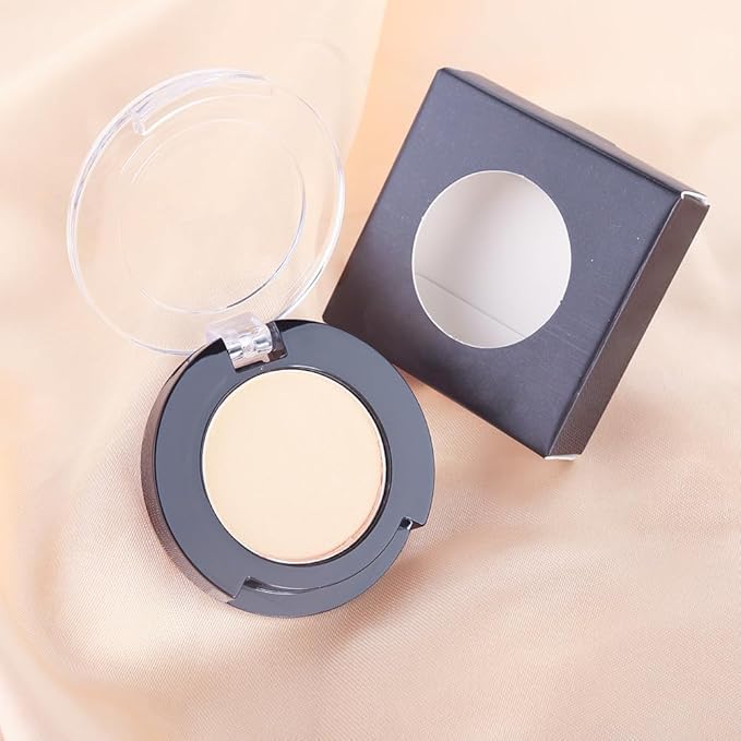 Single Matte Eyeshadow Makeup Palette, Neutral Beige Nude Eyeshadows Singles, Monochrome Eye Shadow Palette Makeup for Women, de sombras de ojos, Highly Pigmented Daily Evening Girls Eyeshadow