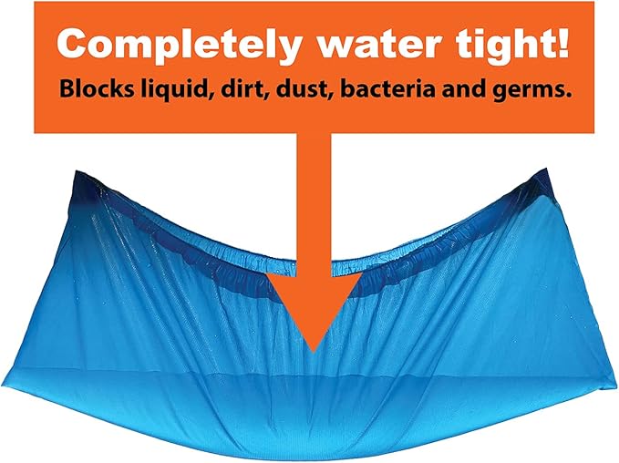 ProtectX Disposable Shoe & Boot Covers, 100-pack (50 pairs), Waterproof, Slip Resistant, Boot & Shoe Covers, Durable CPE plastic, Fits up to Men’s 10.5 US Size and Women’s 12 US Size Shoes