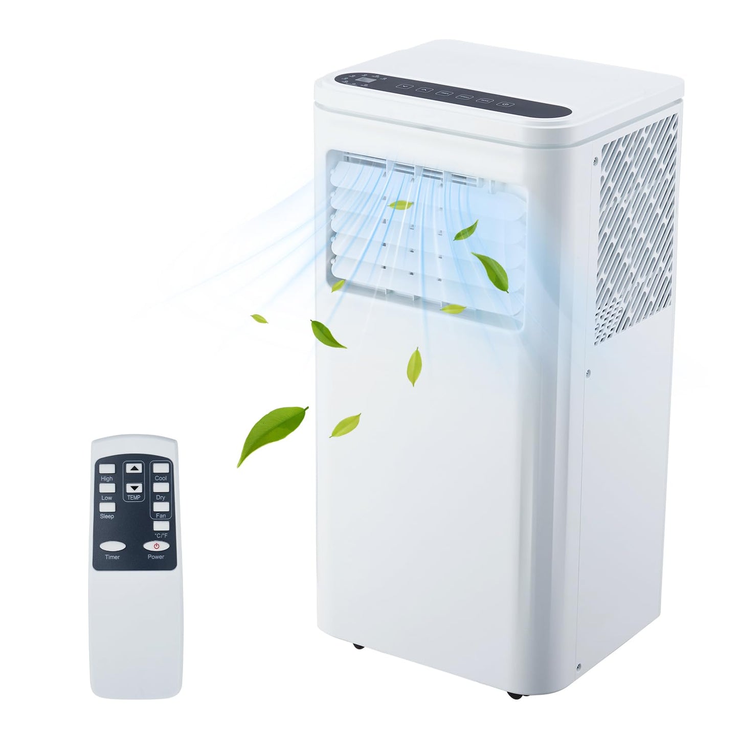 Garvee 10000BTU Portable Air Conditioner 3 in 1, Quiet AC Unit with Fan & Dehumidifier Up to 450 sq.ft, Dehumidifier & Fan, LED Display, Remote, Window Kit, for Bedroom/Office/Dorms/Apartment