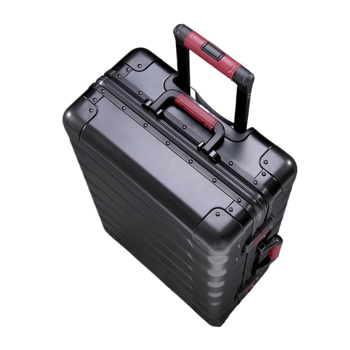 MUdson Trunk All Aluminum Travel Luggage 20/24 Inch Carry-on Men's and Women's Luggage High End Trolley Suitcase Hard Box Durable (Color : Silver, Size : 24")