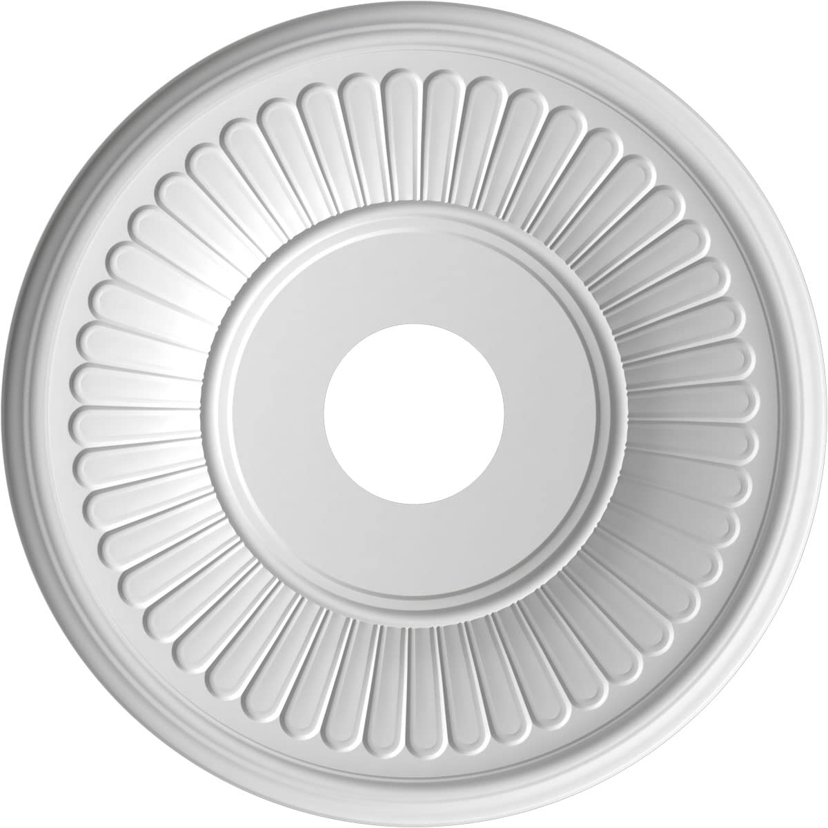16Od X 3 1/2Id X 1P Berkshire Thermoformed Pvc Ceiling Medallion (Fits Canopies Up To 7), Textured Metallic Galaxy
