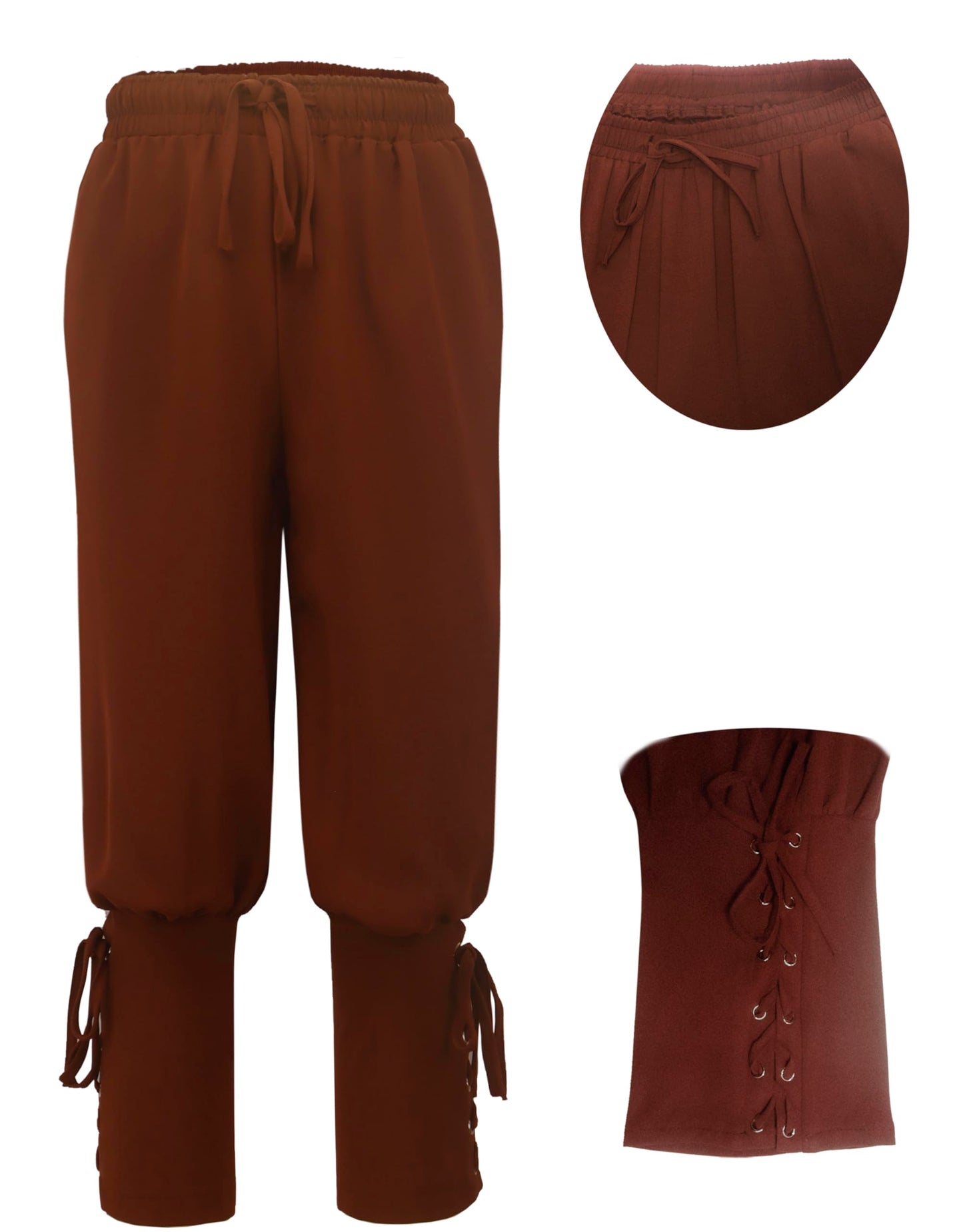Kids Medieval Costume Boys Renaissance Cosplay Viking Belt Pouch Accessories for Halloween 11-12y Beige Tunic Brown Pants