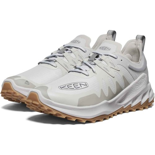 KEEN Men's Zionic Low Height Breathable All Terrain Hiking Shoes, Vapor/Alloy, 7.5