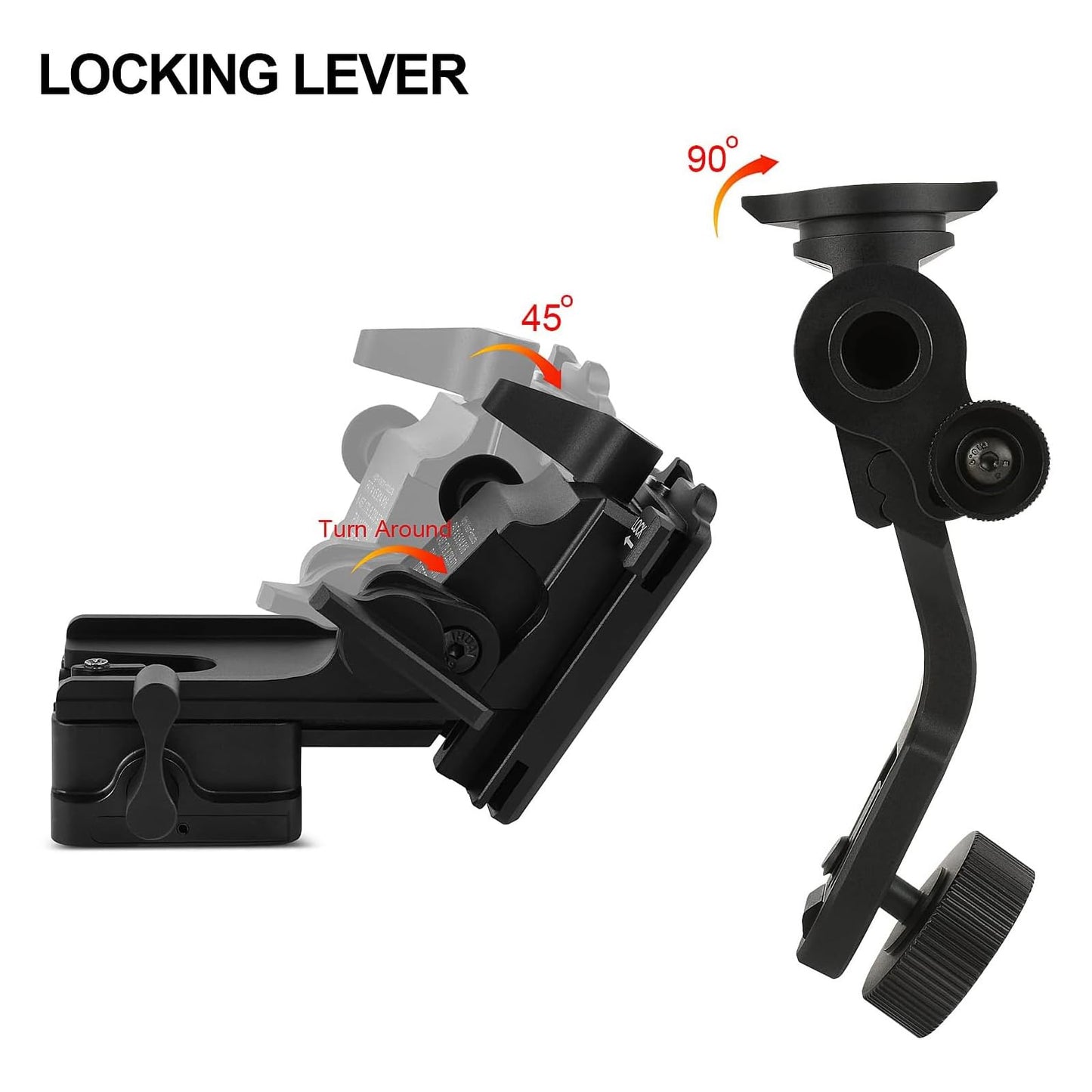 YSS NVG Mount for Helmet Base Adapter G24 Mount Fit for PVS18/PVS31 Night Vision Binoculars/Monoculars with J Rrm Night Vision Mount Kit Compatible with PVS 14