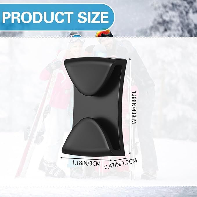 6 Pcs Goggle Clip Winter Sports Ski Helmet Goggle Clip Anti Slip Replacement for Winter Snowboard