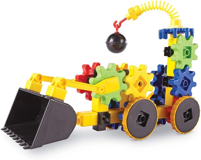 Learning Resources Gears! Gears! Gears! WreckerGears, STEM Activities, Fine Motor Skills, Toddler Explorer Kit, Science an...