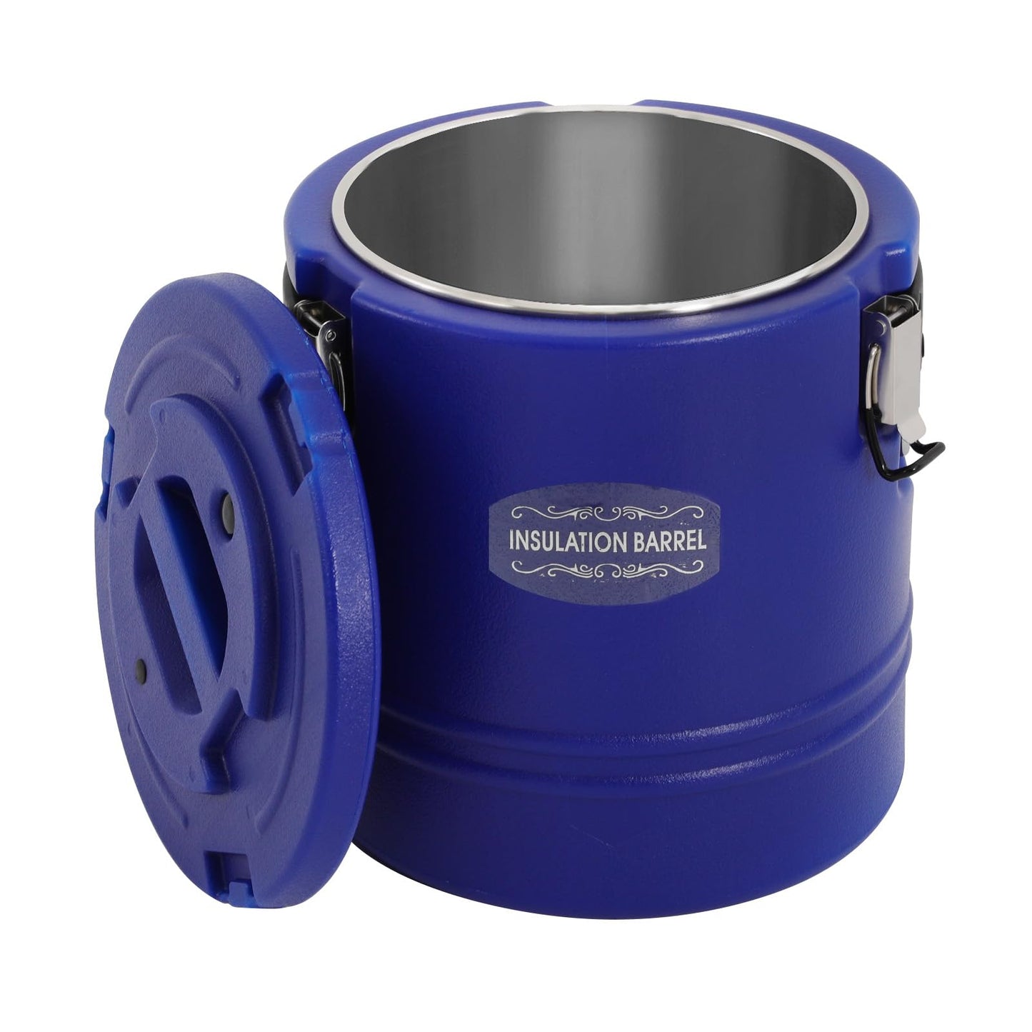 Commercial Insulated Food Container, 16QT/4Gal Insulated Soup Container Bucket Commercial Food Warmer Insulation Barrel for Hot or Cold Food for Restaurant, Canteen, Home (Blue)