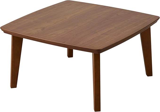 KEN JAPAN US-KLY Kotatsu Heater Table Low-Lying Dining and Work Desk (Square W29.5 xD29.5 xH15.4 Inchies, Brown)