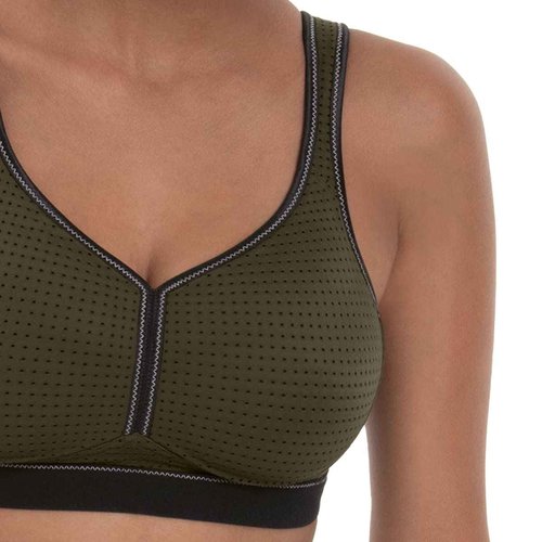 Anita Performance Sports Bra Maximum Support Dark Olive/Black 36A