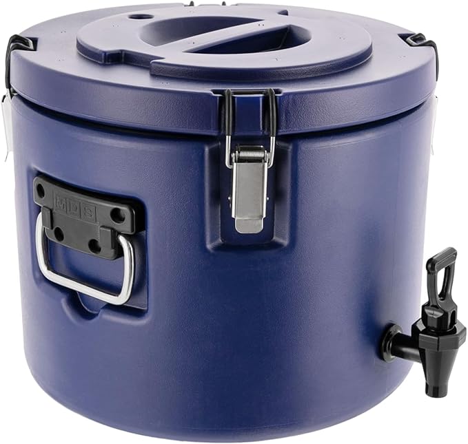4.94 Gallon Insulated Beverage Dispenser,Dispenser with Stainless Steel Interior and Spout,Portable Sports Cooler for Camp...