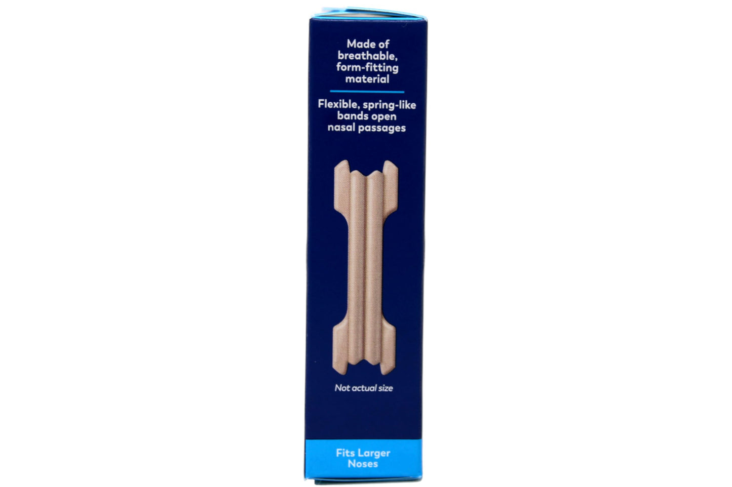 Breathe Right Original Large Tan Nasal Strips, 30 Count (Pack of 3)