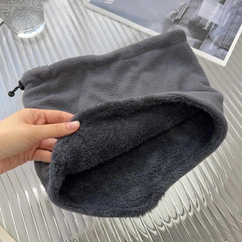 Winter Neck Scarf Warm Windproof Polar Fleece Men's Women Outdoor Sport Skiing Keep Warm Cold Face Cover Neck Gaiter