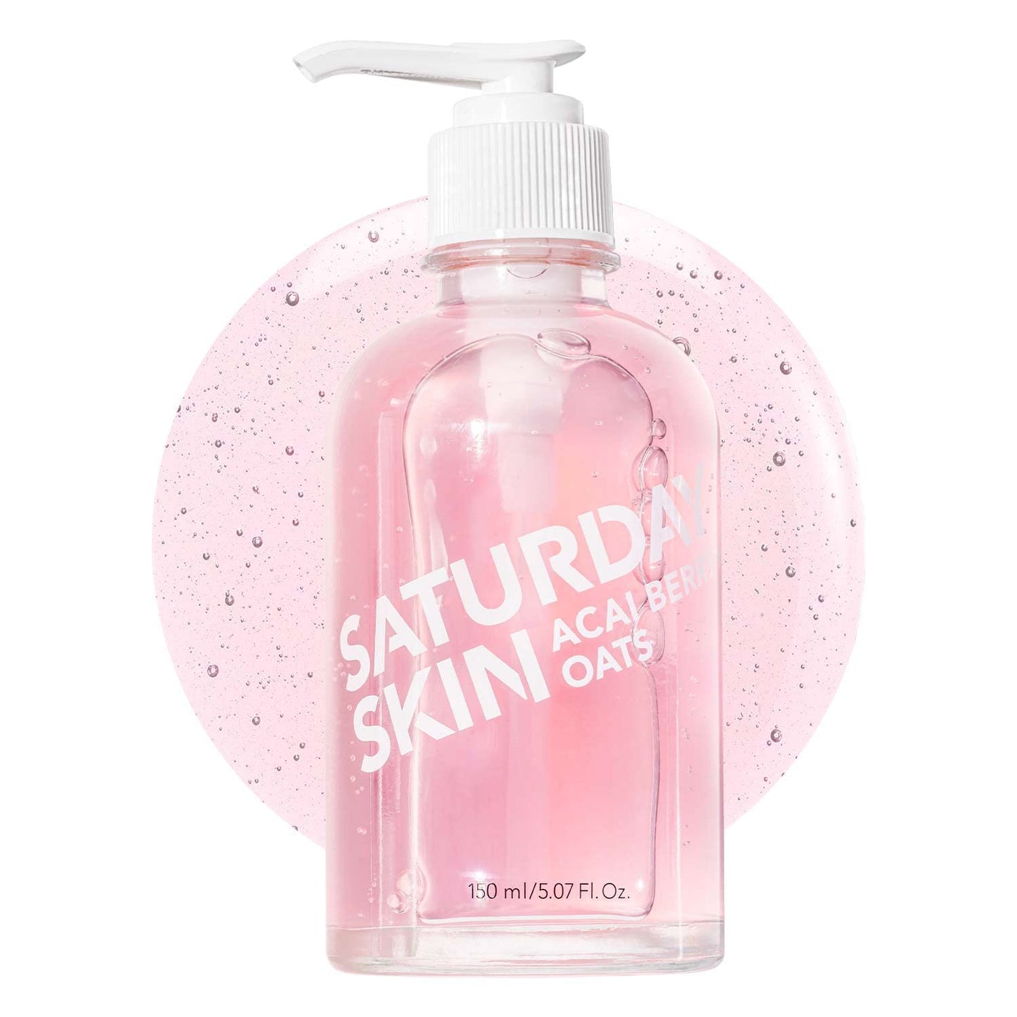 Saturday Skin Hydrating Gentle Facial Gel Cleanser Makeup Remover Sensitive Skin Face Wash Antioxidant Vitamin Brightening Smoot