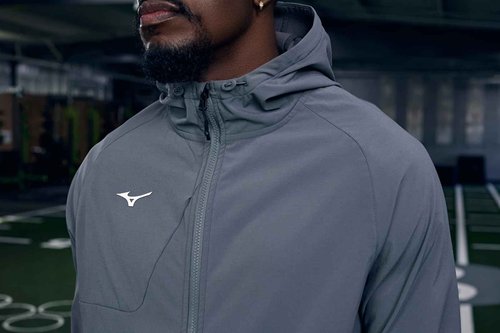 Mizuno Unisex Power Warm-up Jacket, Navy, Large US