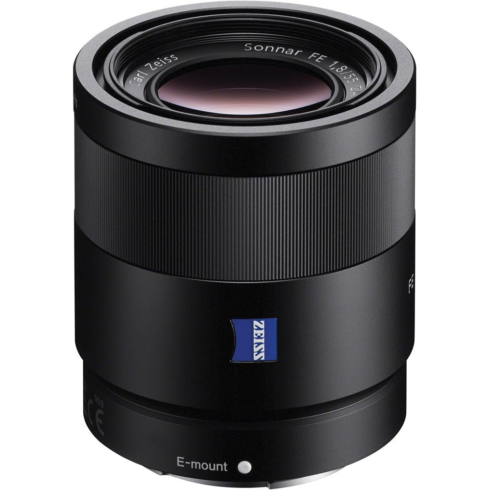 Sony E 55-210mm f/4.5-6.3 OSS Lens Bundle (Silver) | APS-C Telephoto Zoom with Optical SteadyShot Stabilization & Lightweight Design | for Travel & Sports (SEL55210) + Filter Kit + Case + Cap Keeper