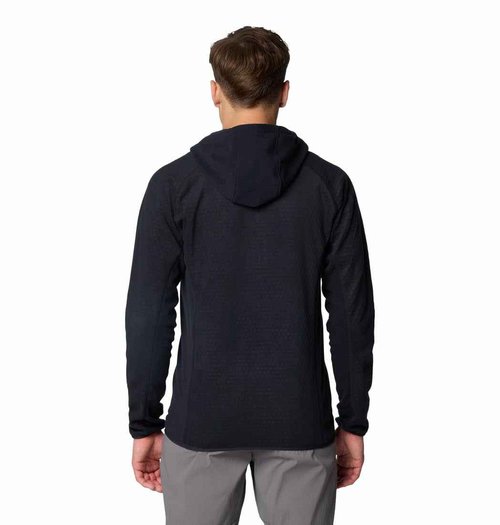 Columbia Men's Outdoor Tracks Hooded Full Zip II, Black, Medium