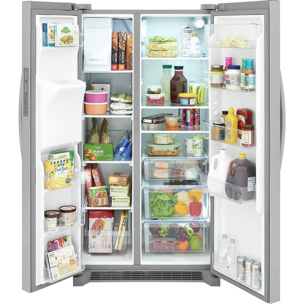 Frigidaire 36.1 in. 22.3 cu. ft. Counter Depth Side-by-Side Refrigerator in Stainless Steel